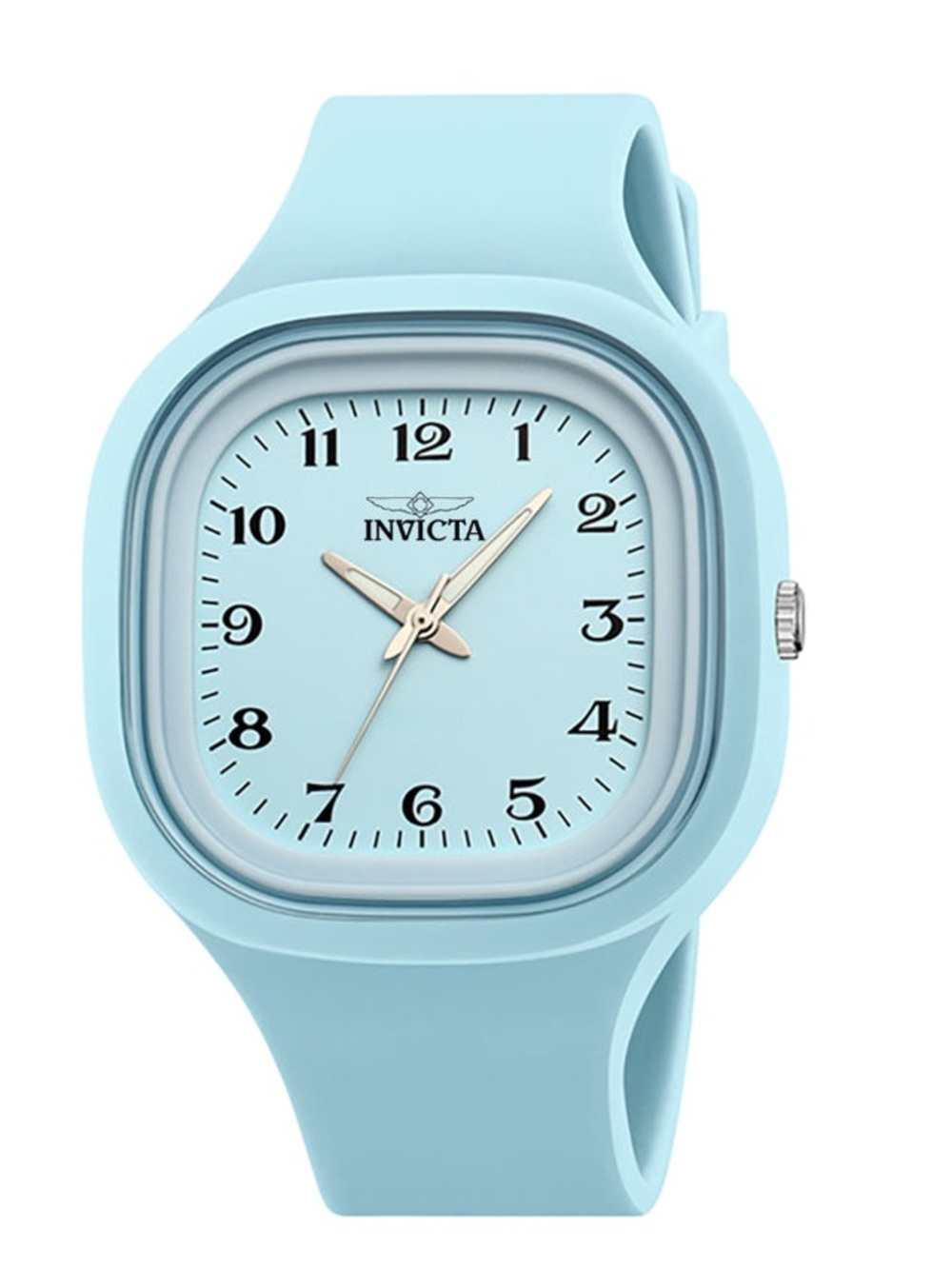 Invicta Celestial Light Blue Silicone Minimalist Unisex Watch NWT NIB